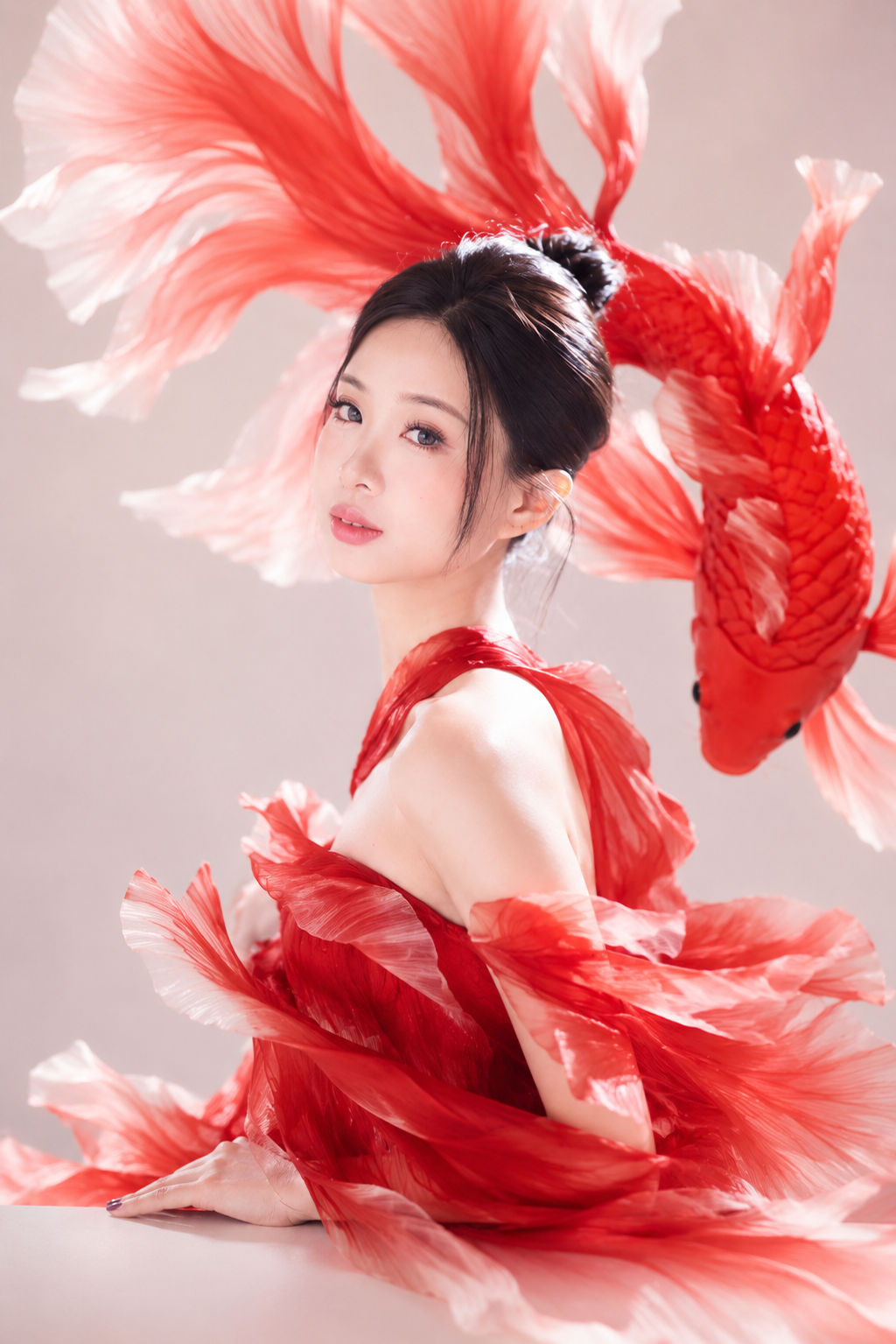 Angel 好运课程导师与锦鲤意象